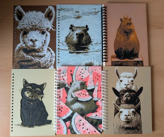 Cute Capybara Watermelon Notebook Cover — Фото 4 из 4