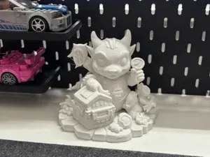 Little Treasure Dragon | Fantasy Loot 3D Print