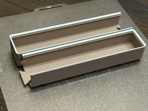 Gridfinity 9×1 Bin (4U Tall) Dovetail Split to Fit