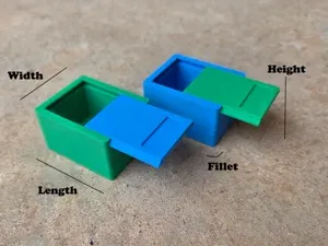 Sliding Lid Container - Customizable!