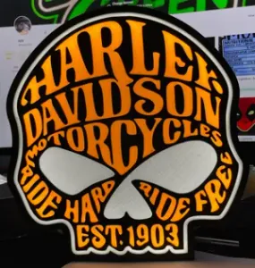 Harley Skull Lightbox
