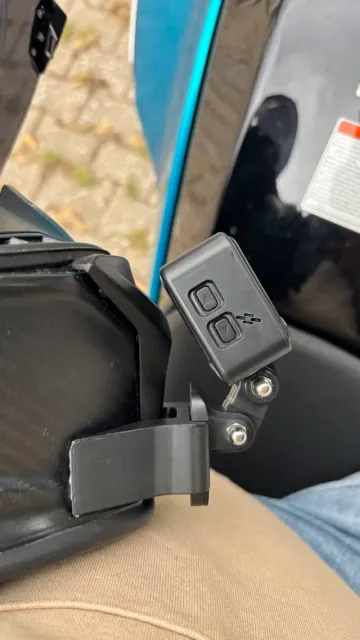 Action Camera Chin Mount for Just1 GPR Helmet — Image 2 of 2