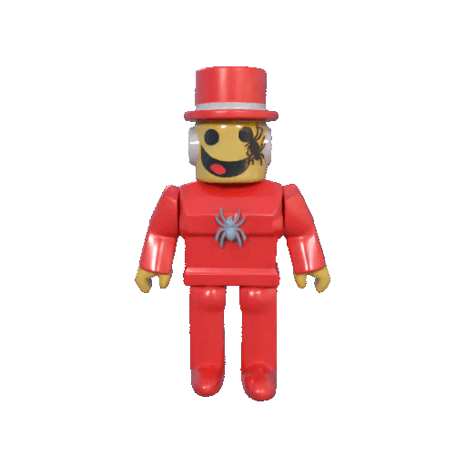 Roblox Style 3D Figure Admin Sammy & Brainrot