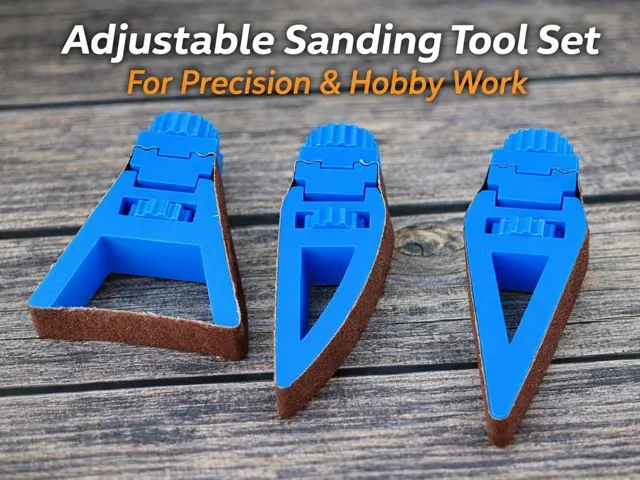 Adjustable Sanding Tool Set for Precision