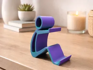 SUPPORTO TELEFONO SIMPATICO OMINO SEDUTO