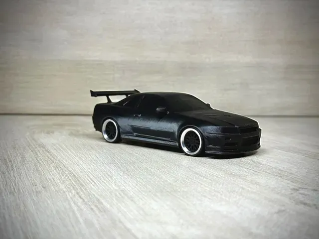 Nissan Skyline R34 GT-R Car model! — Фото 3 из 6