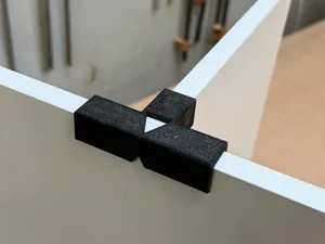 Furniture assembly template handle T