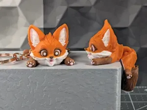 Adorable Flexi Fox Keychain (FREE to Sell)