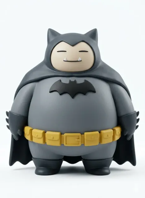 Snorlax Batman – Chibi Fanart Figure — Фото 2 из 4