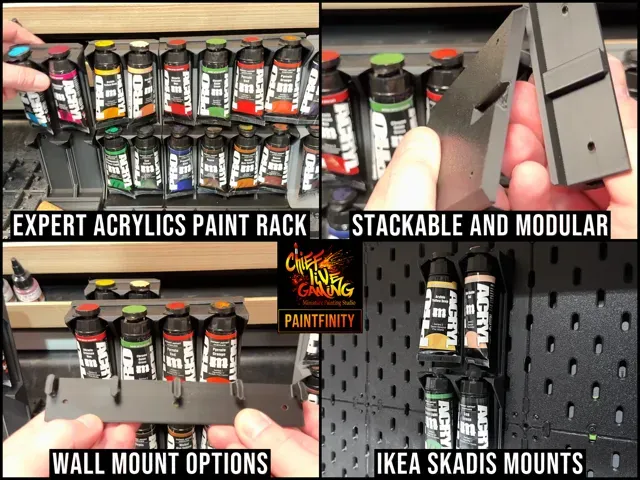 Pro Acryl Expert Acrylics Gridfinity Skadis Rack — Фото 2 из 10