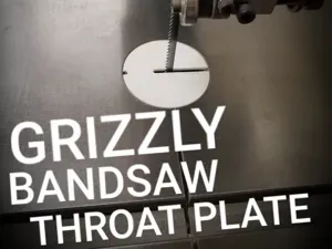 Grizzly Bandsaw Throat Plate (Table Insert)