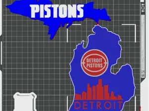 Detroit Pistons Wall/Desk decorations
