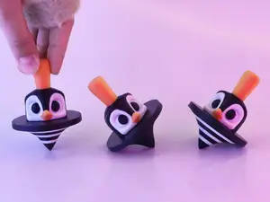 Cute Penguin Spintop Fidget