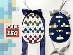 LEGOBRICK-Compatible Easter Egg build & decorate!
