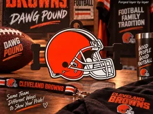 Cleveland Browns Football Hair Tie Holder Keychain