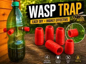 DIY Wasp Trap – 3D Printed Tubes