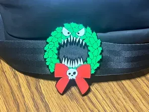 Nightmare Before Christmas Wreath Bag Strap Charm