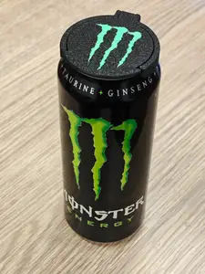 Monster can lid cover, printed in Place