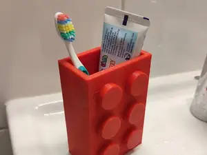 Klemmbaustein Organizer Box / Brick Style Pen
