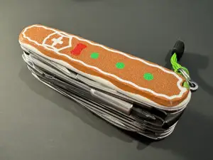 91mm Victorinox Christmas Gingerbread Plus Scales