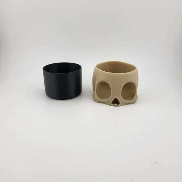 Skull Pen Holder | Gothic Desk Organizer — Фото 5 из 7