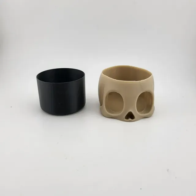 Skull Pen Holder | Gothic Desk Organizer — Фото 4 из 7