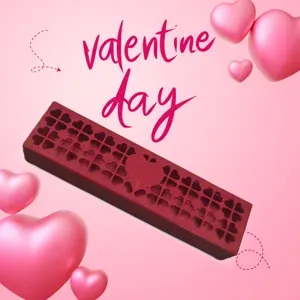Valentine gift box - print in place - 2 sizes