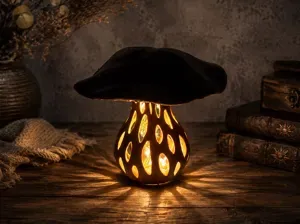 Enchanted Mushroom Lantern Fantasy Mushroom Light