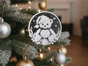Christmas Teddy Bear Decoration