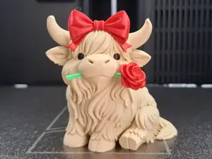 Valentine Highland Cow