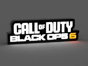 Call Of Duty Black Ops 6 Lightbox LED lamp
