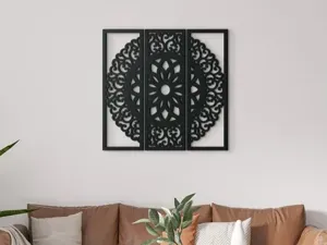 Symetria Mandala 3-Piece 3D Wall Art