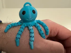 Happy Little Flexi Octopus "The Keyring"