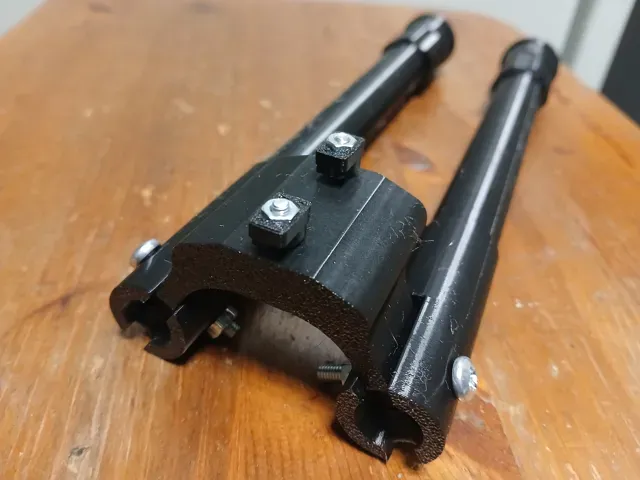 M4/AR-15 bipod with Quadrail and M-Lok mont — Фото 7 из 9