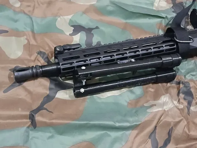M4/AR-15 bipod with Quadrail and M-Lok mont — Фото 9 из 9
