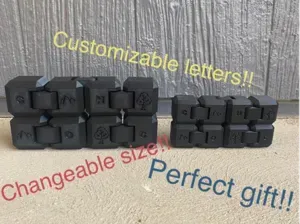 Infinity Cube Fidget - Customizable Letters - PIP