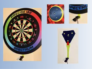 Darts Dartboard Wallmount with Target Laser Mount