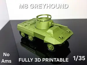 M8 GREYHOUND 1/35 WWII U.S ARMY ARMORED VEHICLE