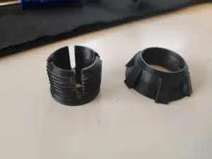 Ball socket with locking nut