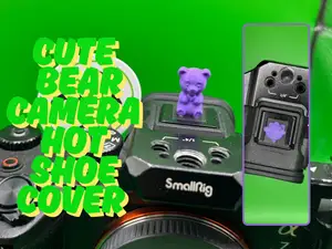 Cute Bear Camera Hot Shoe Cover