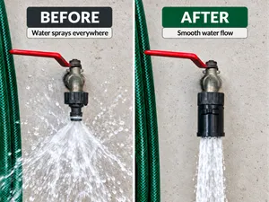 FlowLock Quick Release Splash-Free Faucet Adapter