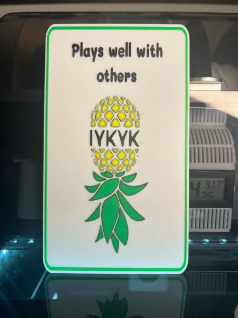 Plays well with others Door/Fridge/Wall Sign — Фото 3 из 3