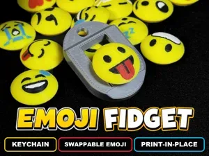 Emoji Fidget Clicker — Swap Faces, No Supports
