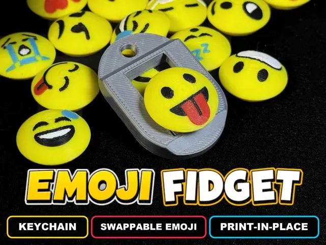Emoji Fidget Clicker — Swap Faces, No Supports