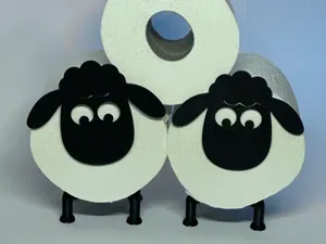 Toilet Paper Roll Holder | Shaun the Sheep Style