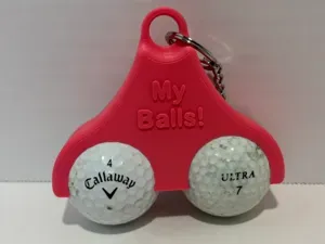 Funny Golf Ball Holder - Uniquely Shaped