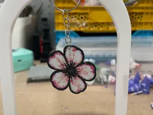 llavero flor almendro