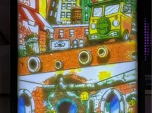 TMNT City and Sewer Scene Litho