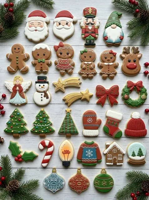 Christmas cookie cutters (big set of 40x6cm) — Фото 16 из 16