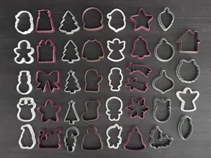 Christmas cookie cutters (big set of 40x6cm)